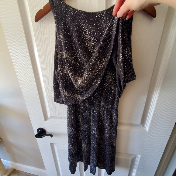 NWT🔥Stunning Sparkling Backless Black Event Dress - Picture 2 of 7